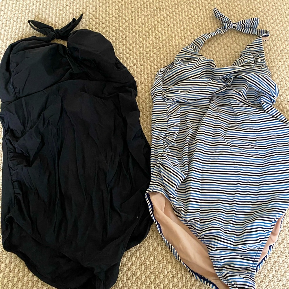 Set of 2 halter maternity bathing suits